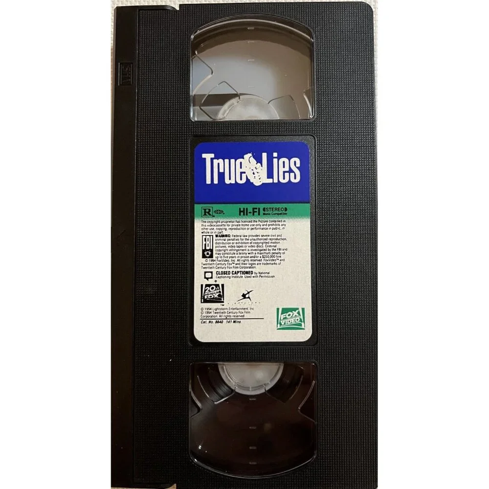True Lies (VHS, 1995) Arnold Schwarzenegger Jamie Lee Curtis – Very Good